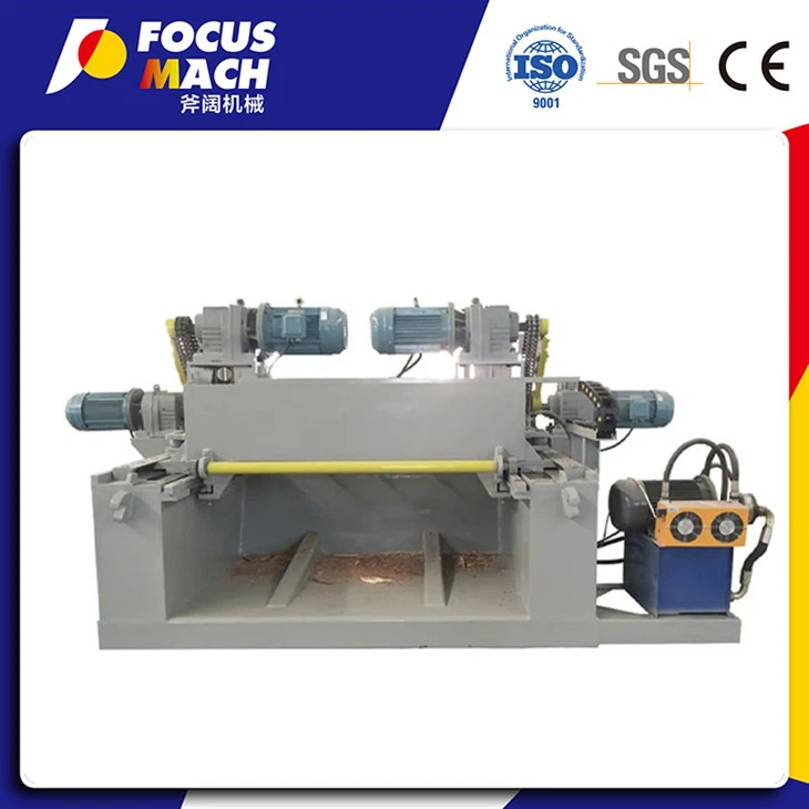Automatic Plywood Core Veneer Wood Log Peeling Machine