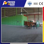 Furniertrockner mit 4 Decks und Jetting-Band